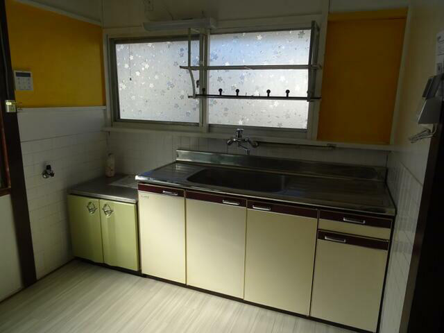 キッチン　洗い場も広く調理スペースも十分です！